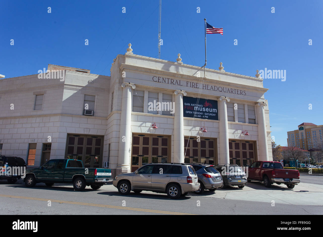 Fire Museum San Antonio Texas Banque D'Images