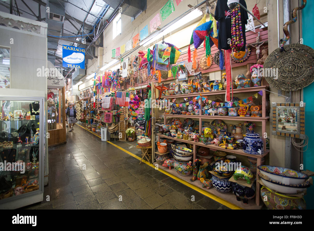 Place du marché San Antonio Texas Banque D'Images