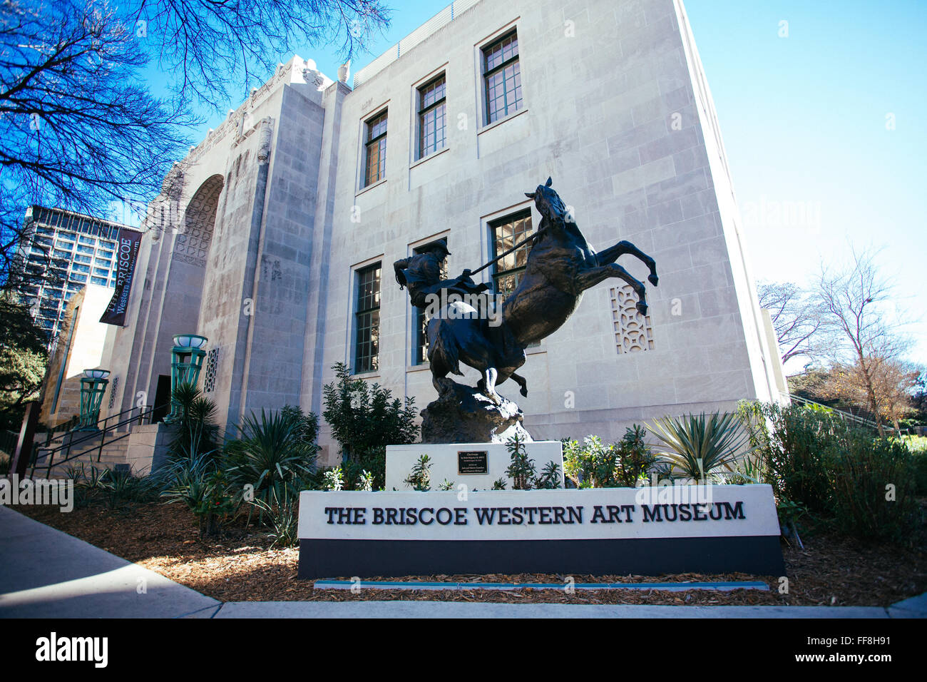 Briscoe western art musée San Antonio Texas Banque D'Images
