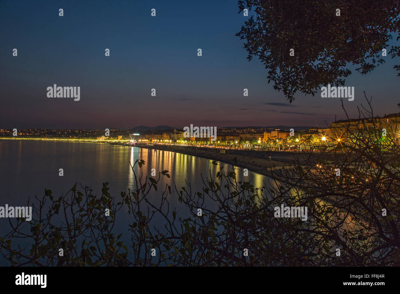 Belle Promenade, France, Ville, bord de mer Banque D'Images