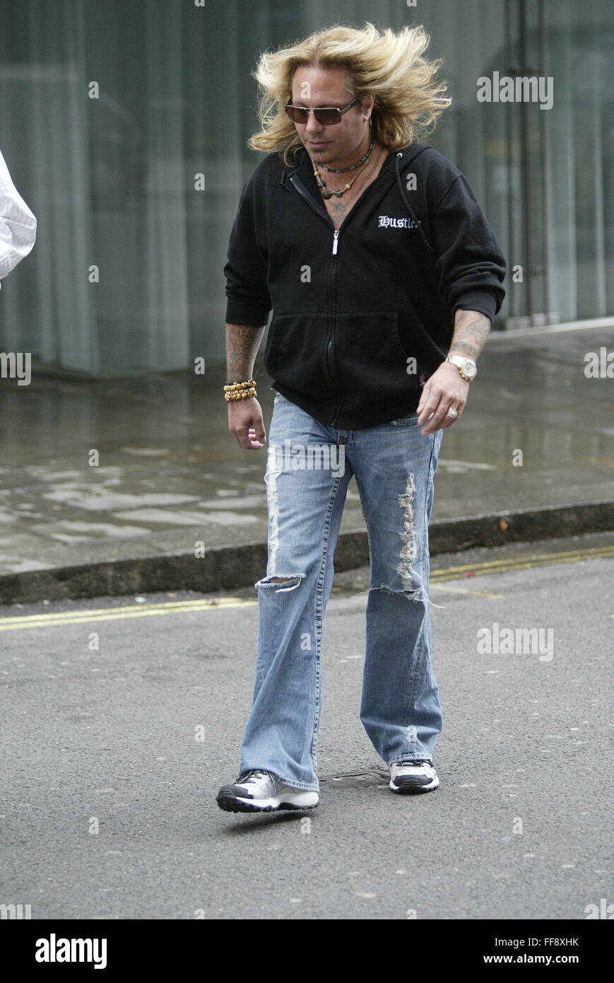 Vince Neil Motley Crue London St Martins Lane Londres 3 photos (crédit de droit©Jack Ludlam) Banque D'Images