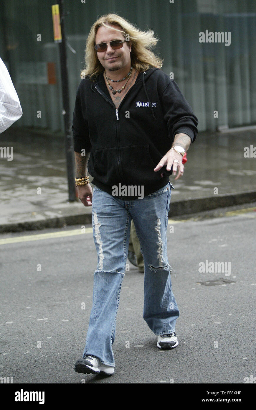 Vince Neil Motley Crue London St Martins Lane Londres 3 photos (crédit de droit©Jack Ludlam) Banque D'Images