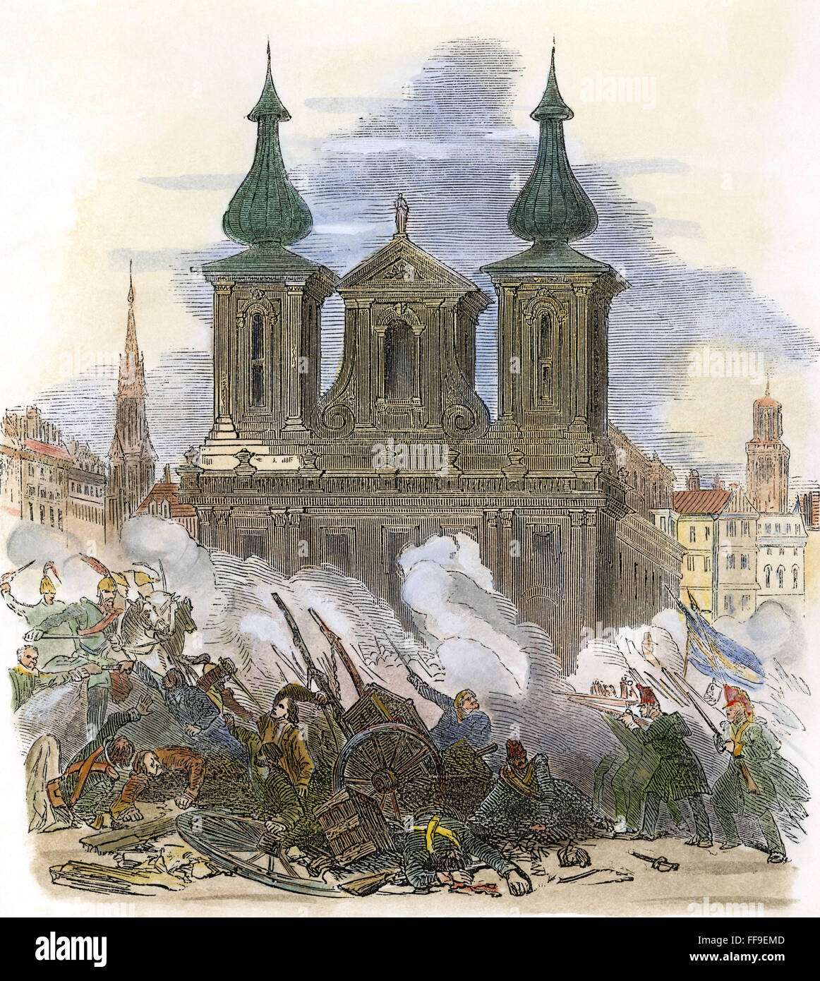 1848-revolution-vienna-banque-d-image-et-photos-alamy