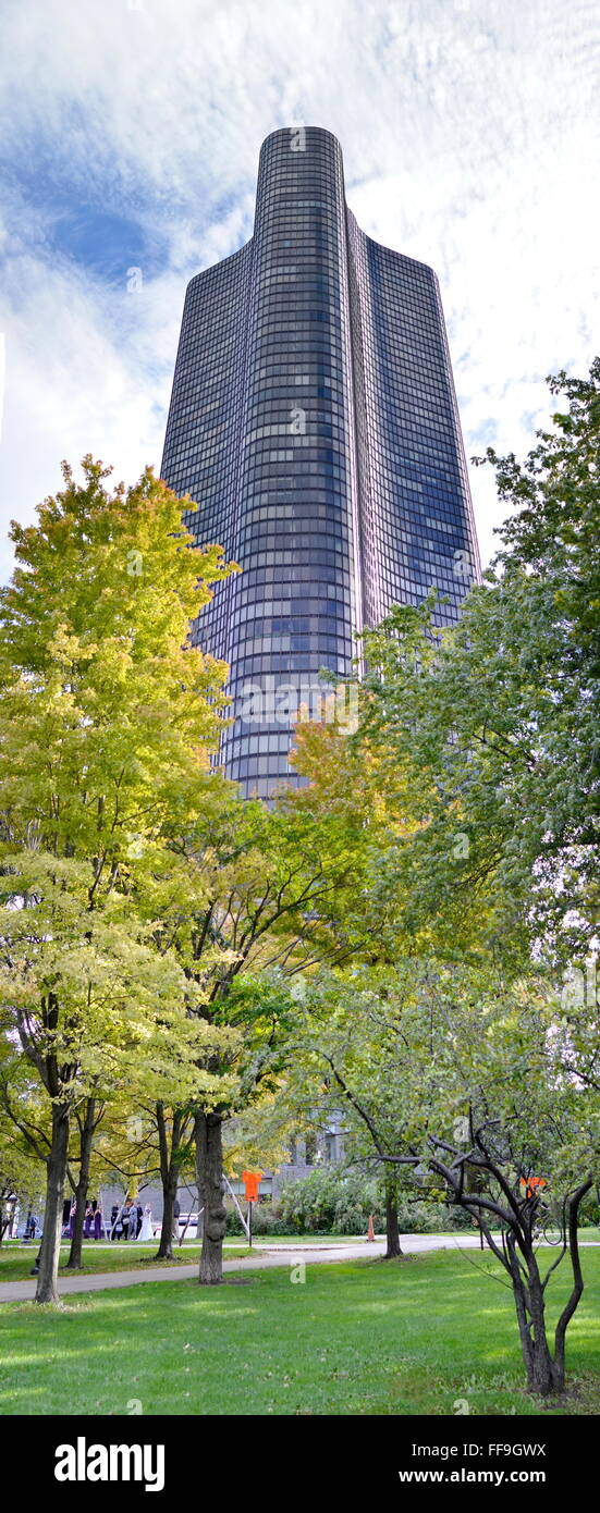 Panorama du lac Point Tower à Chicago Banque D'Images