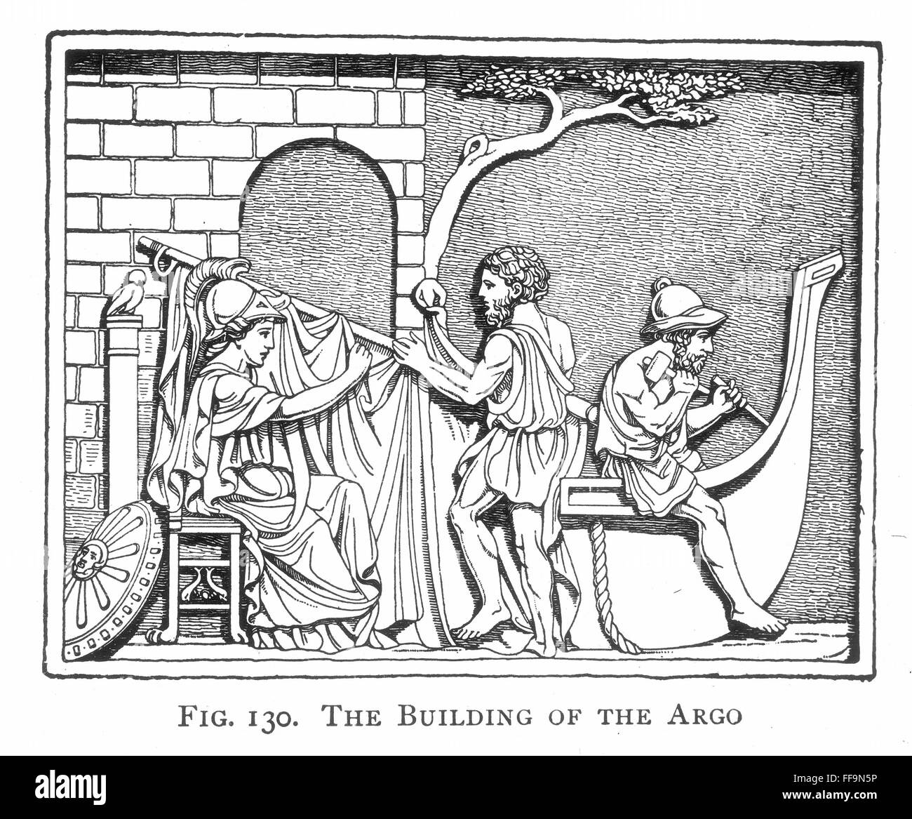 Mythologie grecque jason Banque d'images noir et blanc Alamy