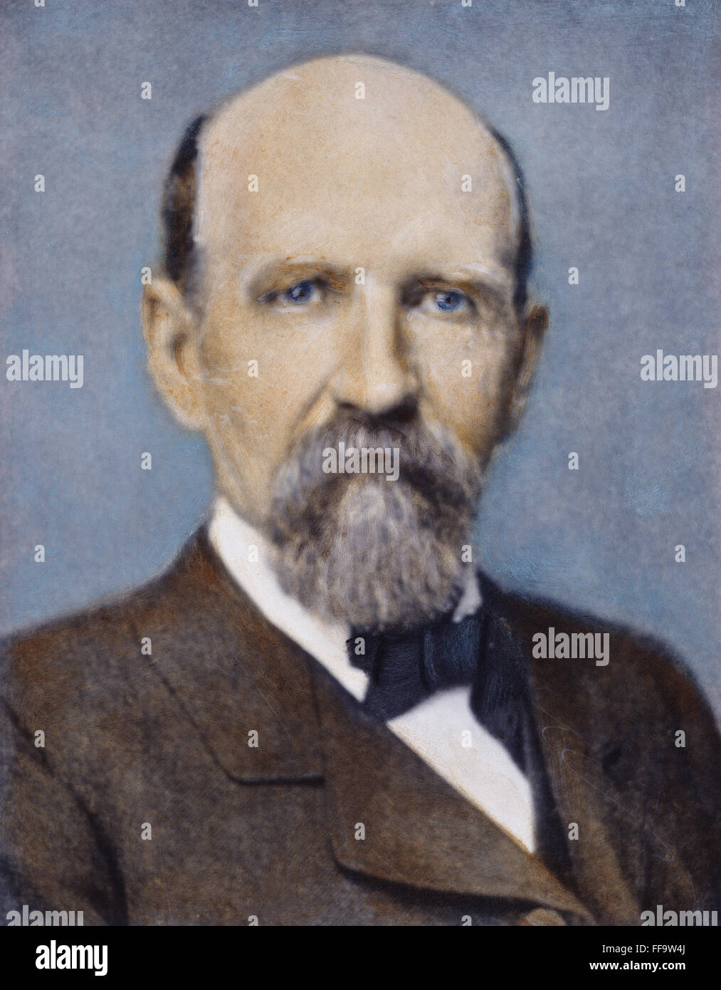 JOSHUA SLOCUM (1844 ?-1909). /NAmerican : marin l'huile à une photographie, n.d. Banque D'Images