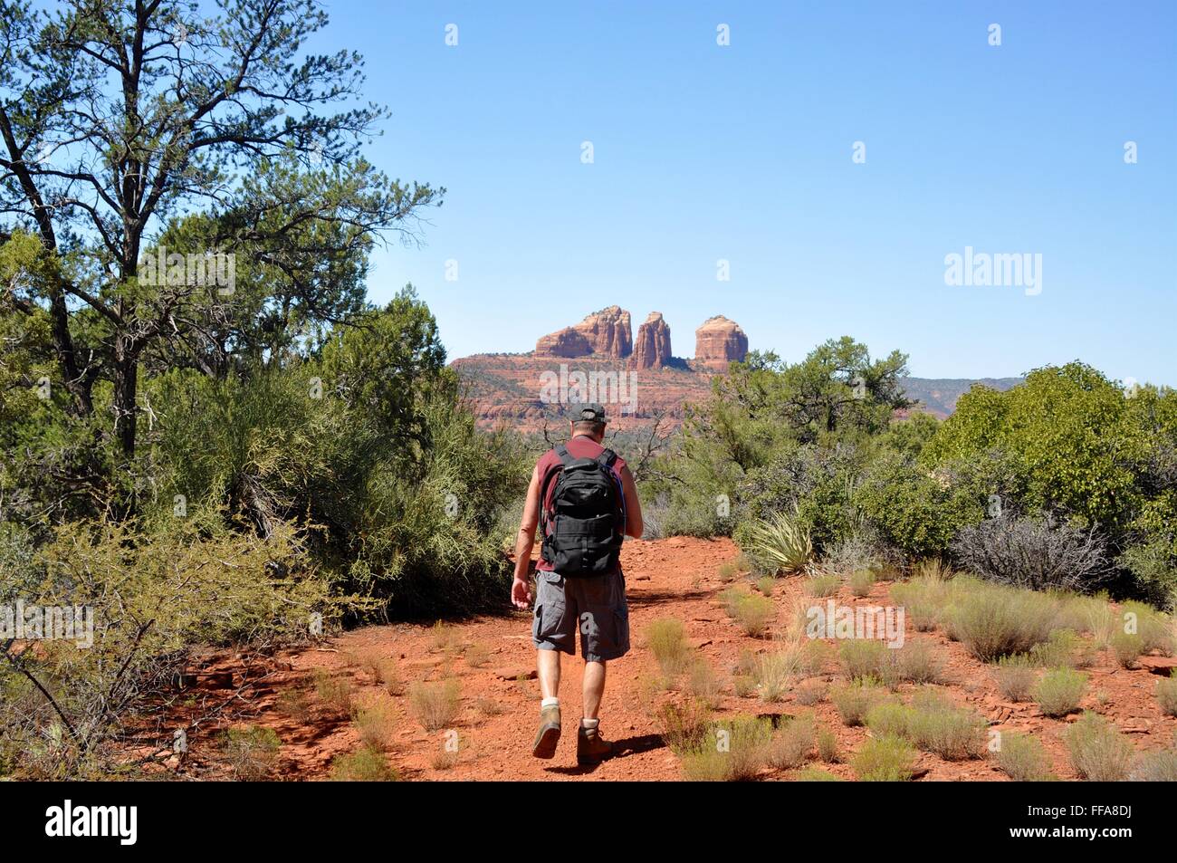 Cathedral Rock, Sedona, Arizona Banque D'Images