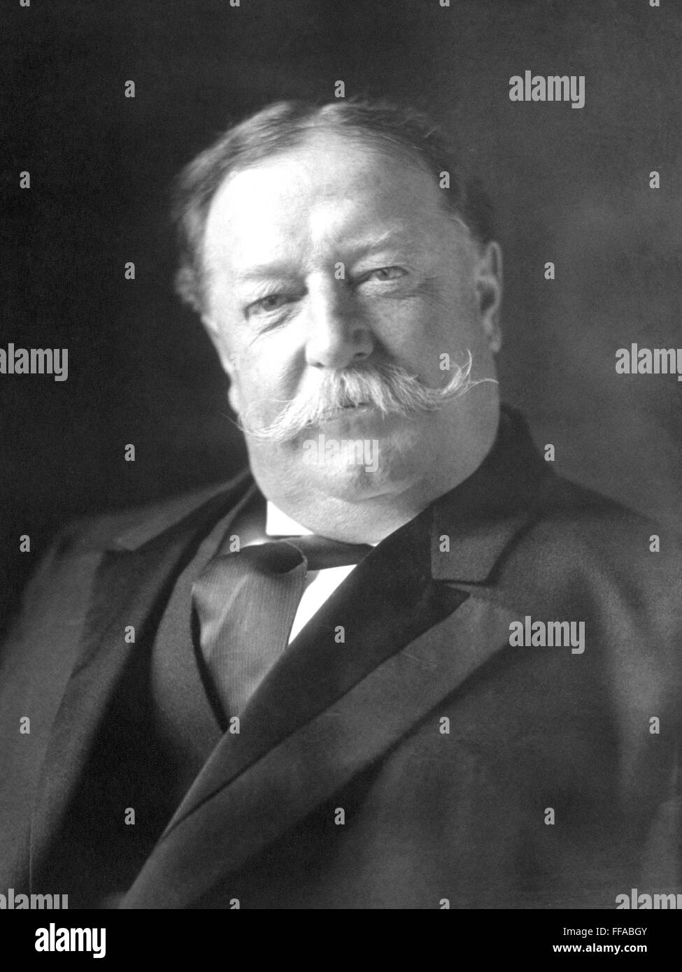 WILLIAM HOWARD TAFT (1857-1930) en tant que 27e président des États-Unis en 1909 Banque D'Images