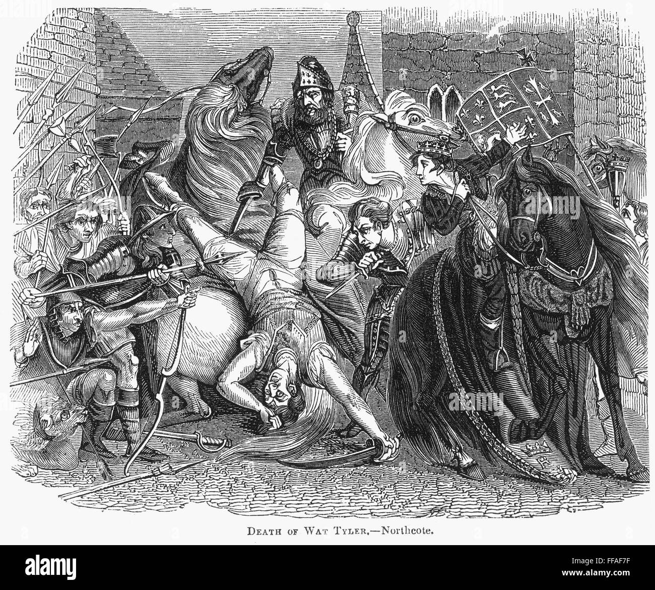 Крестьянское ополчение средневековья. Уота тайлера 1381. 1381 восстание уота тайлера. Джон болл восстание уота тайлера. Крестьянское восстание 1381 англия.