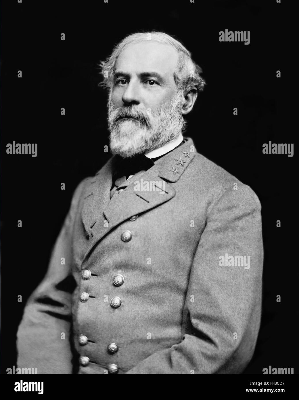 Général de l'armée confédérée, le général Robert E. Lee Banque D'Images