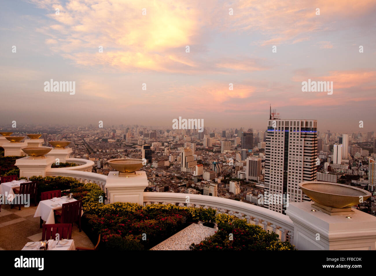 skyline de Bangkok Banque D'Images