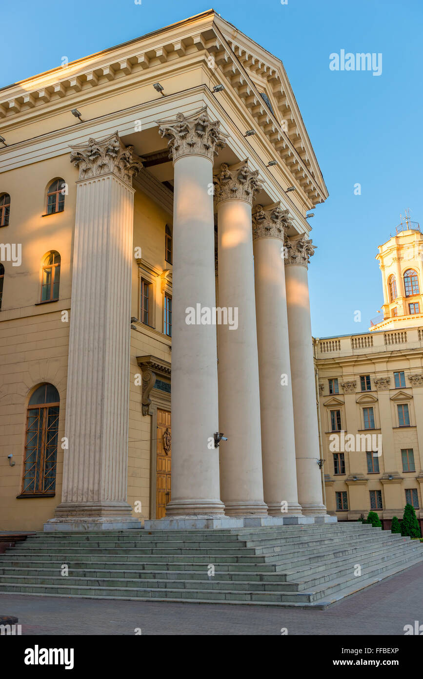 - Le secret du KGB Biélorusse service conçu pour assurer la sécurité nationale, la conduite des affaires étrangères et de contre-espionnage intelligenc Banque D'Images