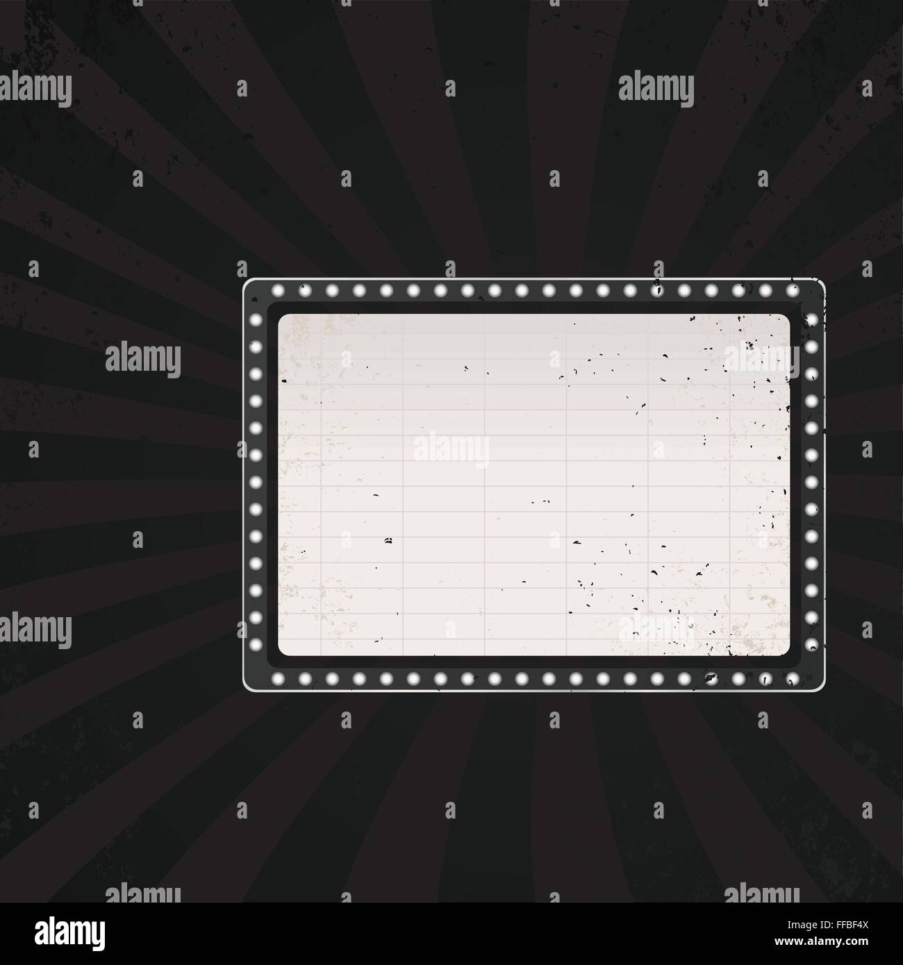 Retro cinema connexion couleur sombre. vector illustration Illustration de Vecteur