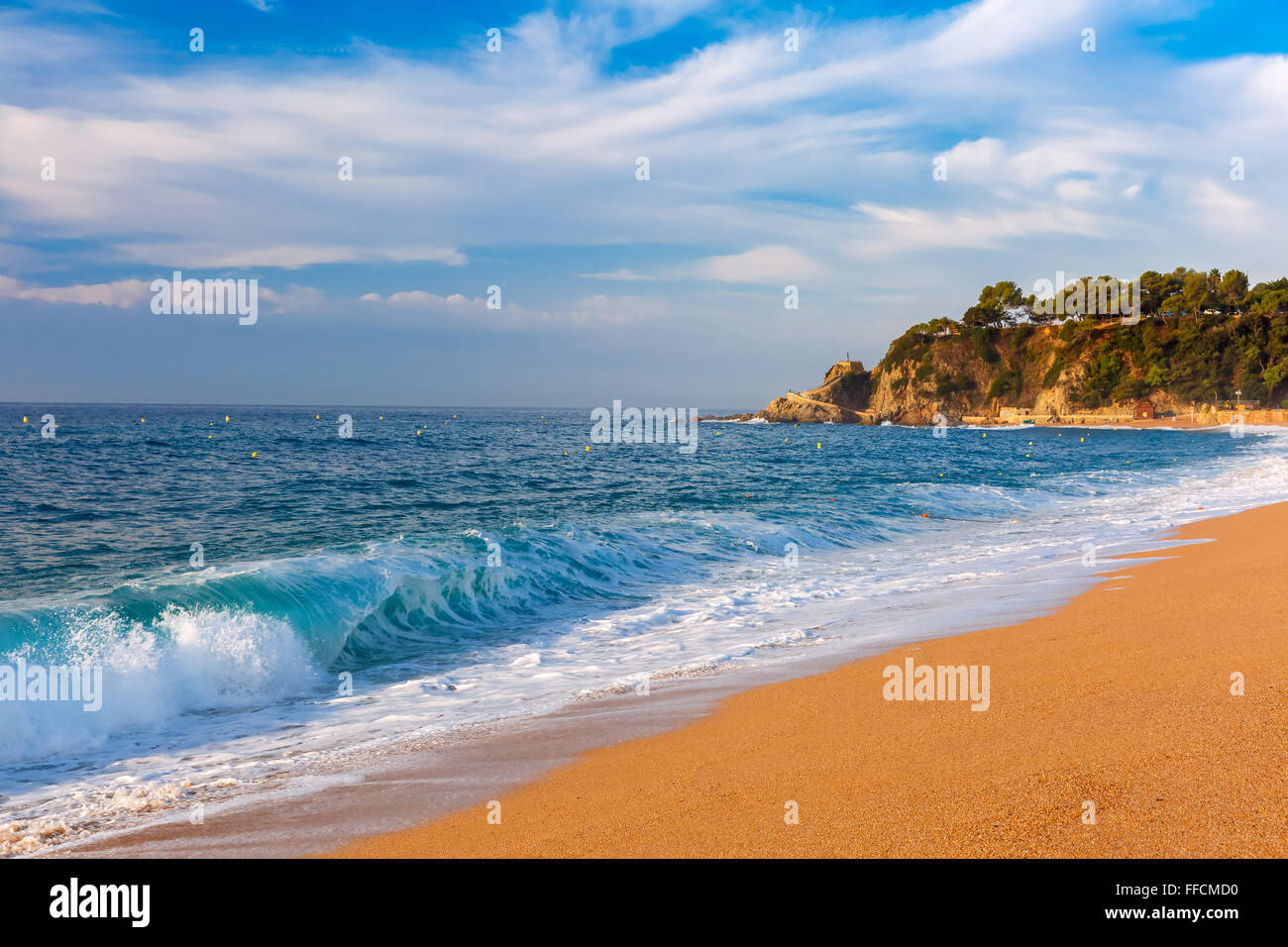 Lloret de Mar, sur la Costa Brava, Catalogne, Espagne Banque D'Images