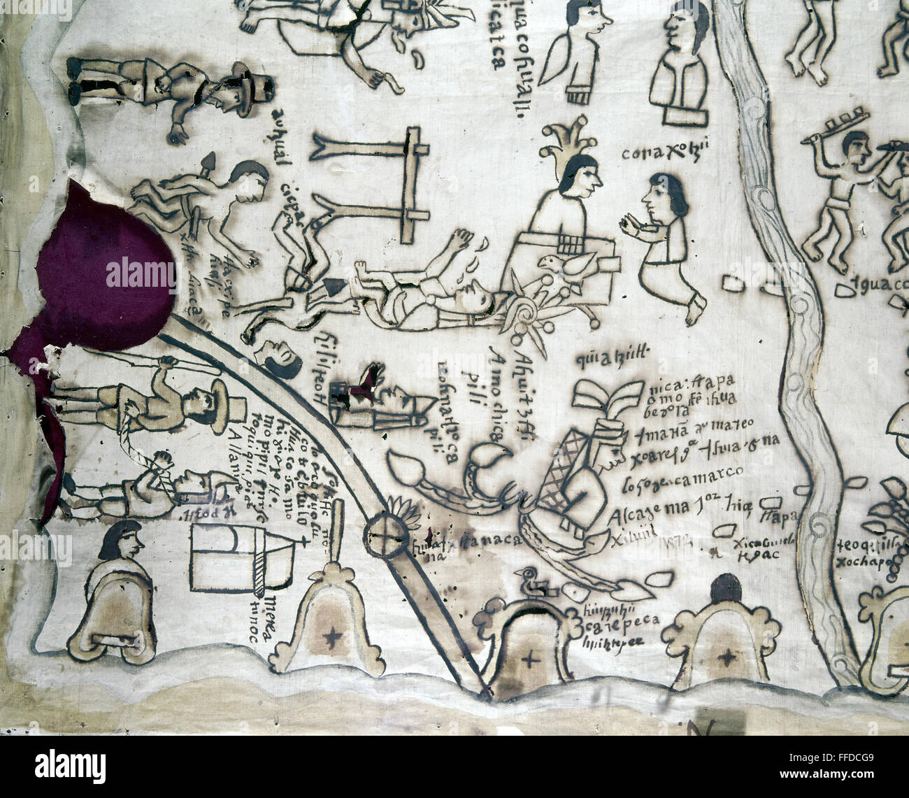 Codex aztèque du xvie siècle Banque de photographies et d’images à ...