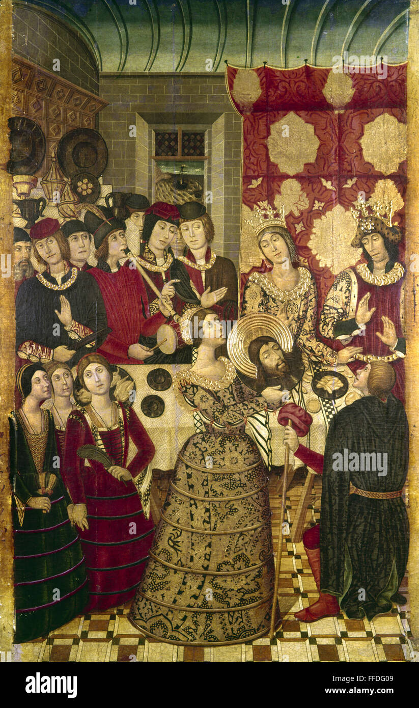 Salomé et Jean le Baptiste./nSalome avec la tête de saint Jean le Baptiste au cour d