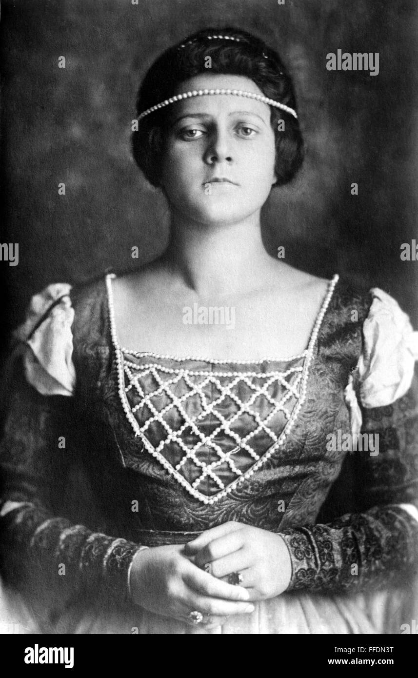 ELISABETH RETHBERG /n(1894-1976). La chanteuse d'opéra soprano allemande. Photographie, au début du xxe siècle. Banque D'Images