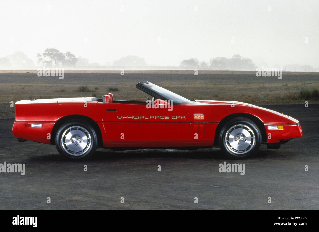 CHEVROLET CORVETTE, 1986. Banque D'Images