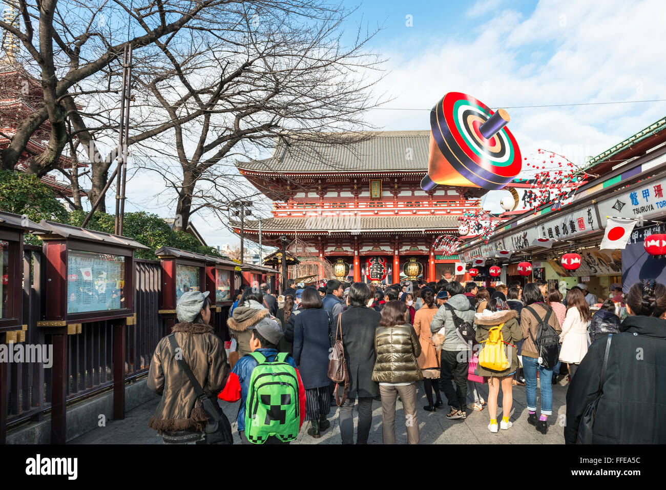 Sensō-ji, Temple Asakusa Kannon, Tokyo Japon Banque D'Images