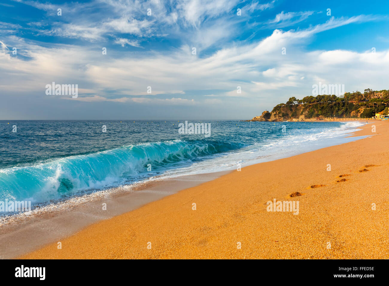Lloret de Mar, sur la Costa Brava, Catalogne, Espagne Banque D'Images