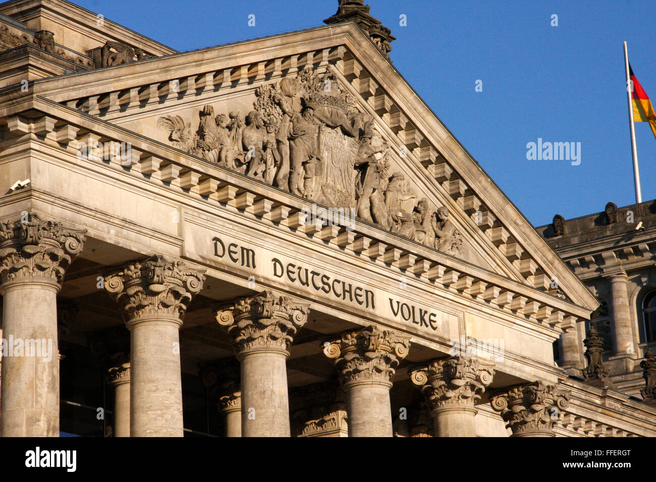 Reichstag, Berlin-Tiergarten. Banque D'Images