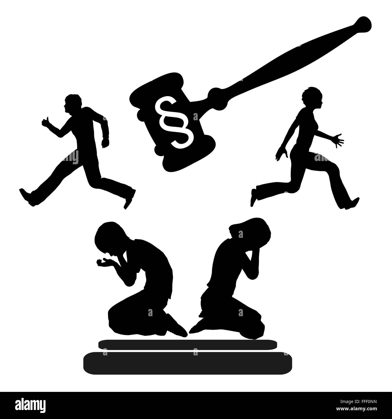 Garde des enfants Banque D'Images