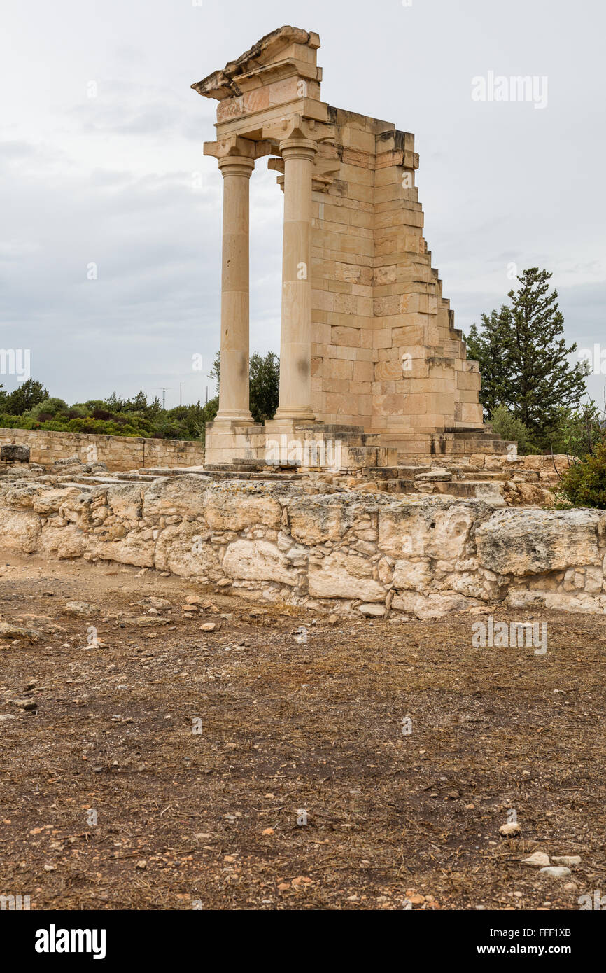 Ville antique Kourion, près de Limassol, Chypre Banque D'Images