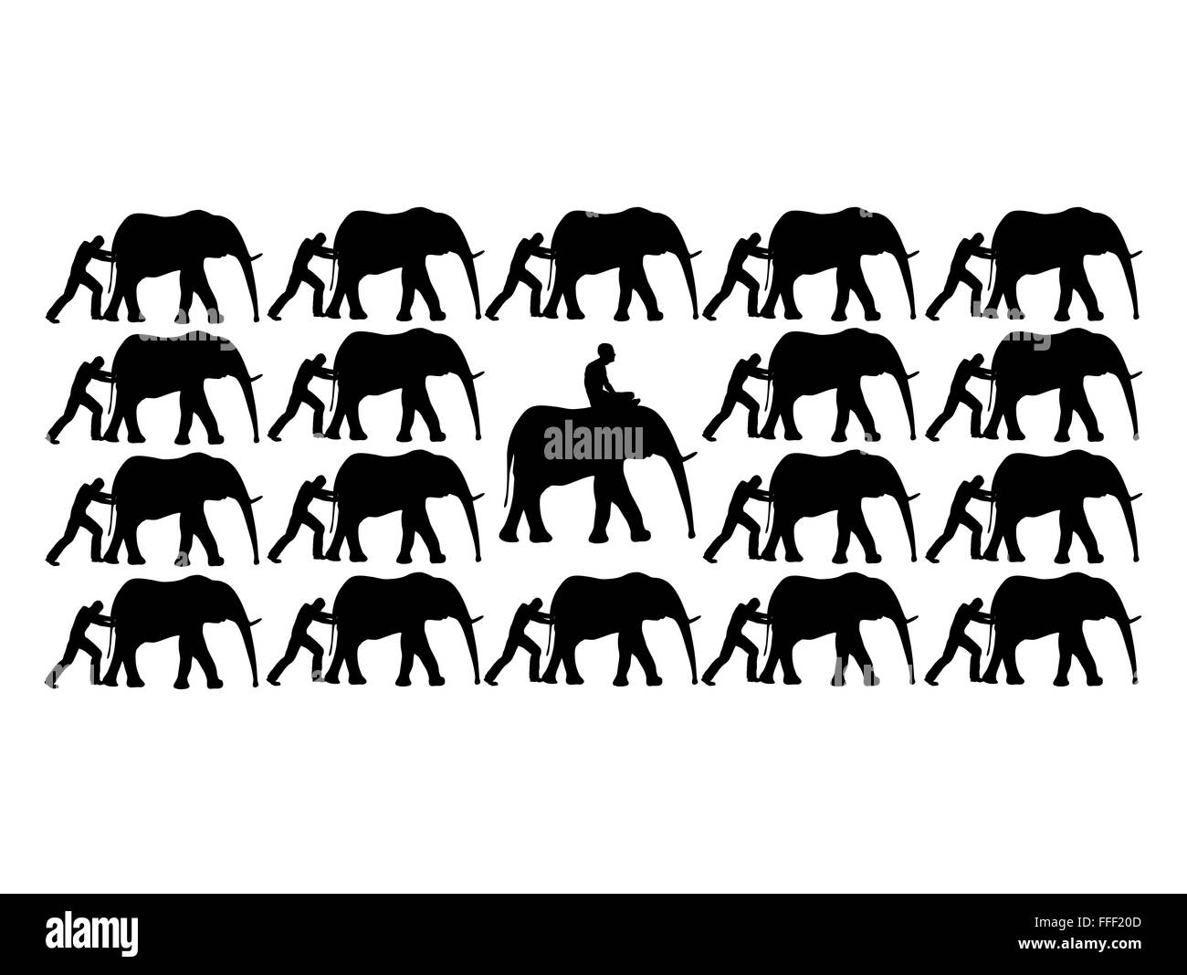 La gestion du stress Banque D'Images