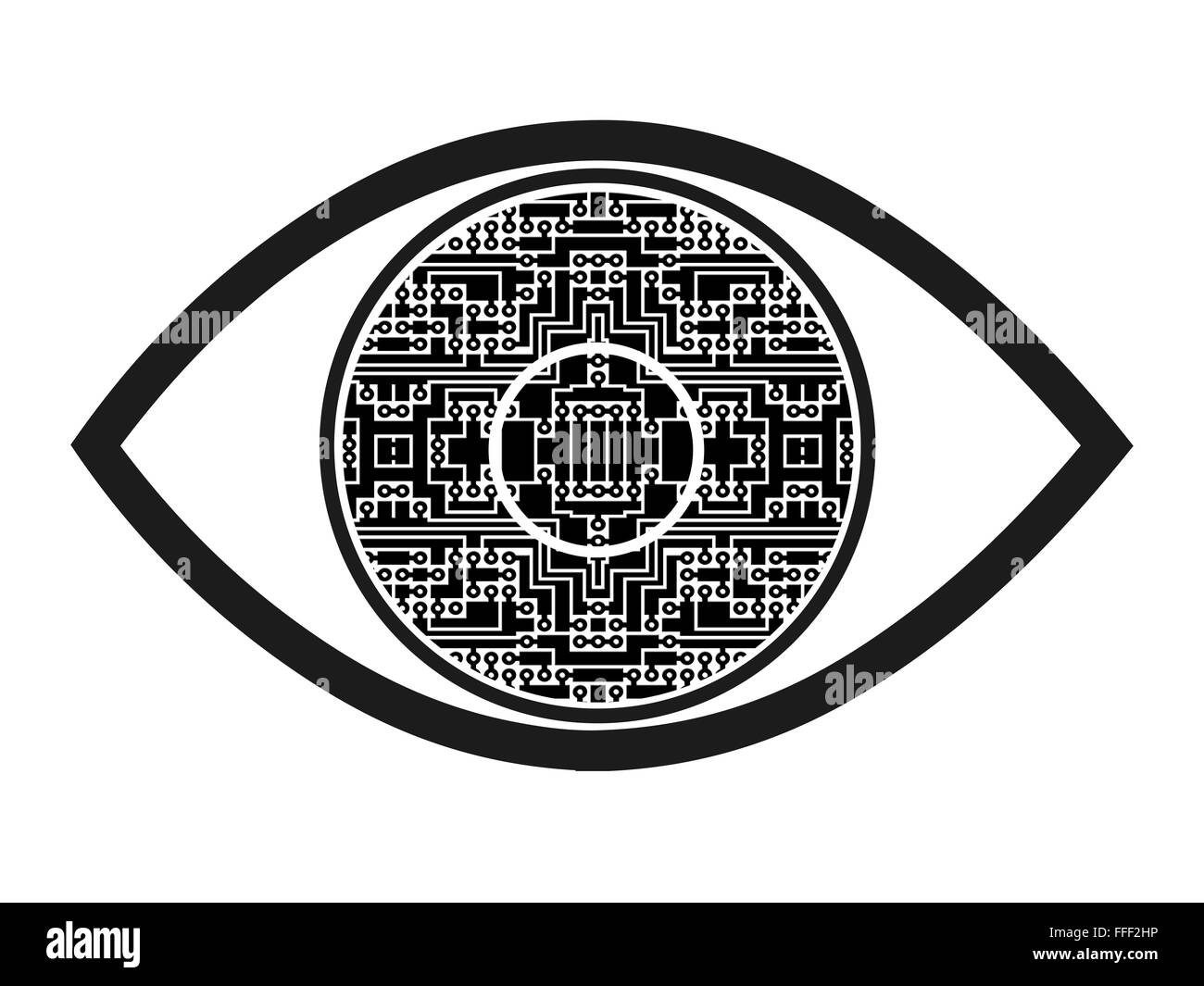 Bionic eye concept Banque de photographies et d’images à haute ...