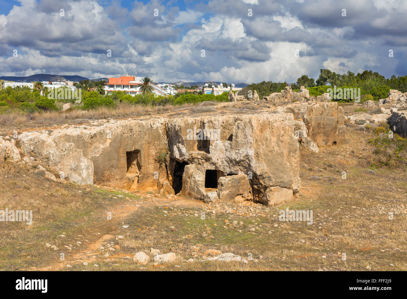 Tombes des rois, Paphos, Chypre Banque D'Images