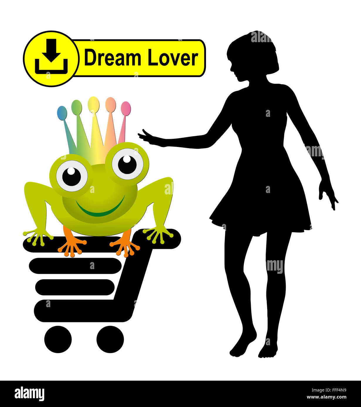 Dream Lover à télécharger. Banque D'Images