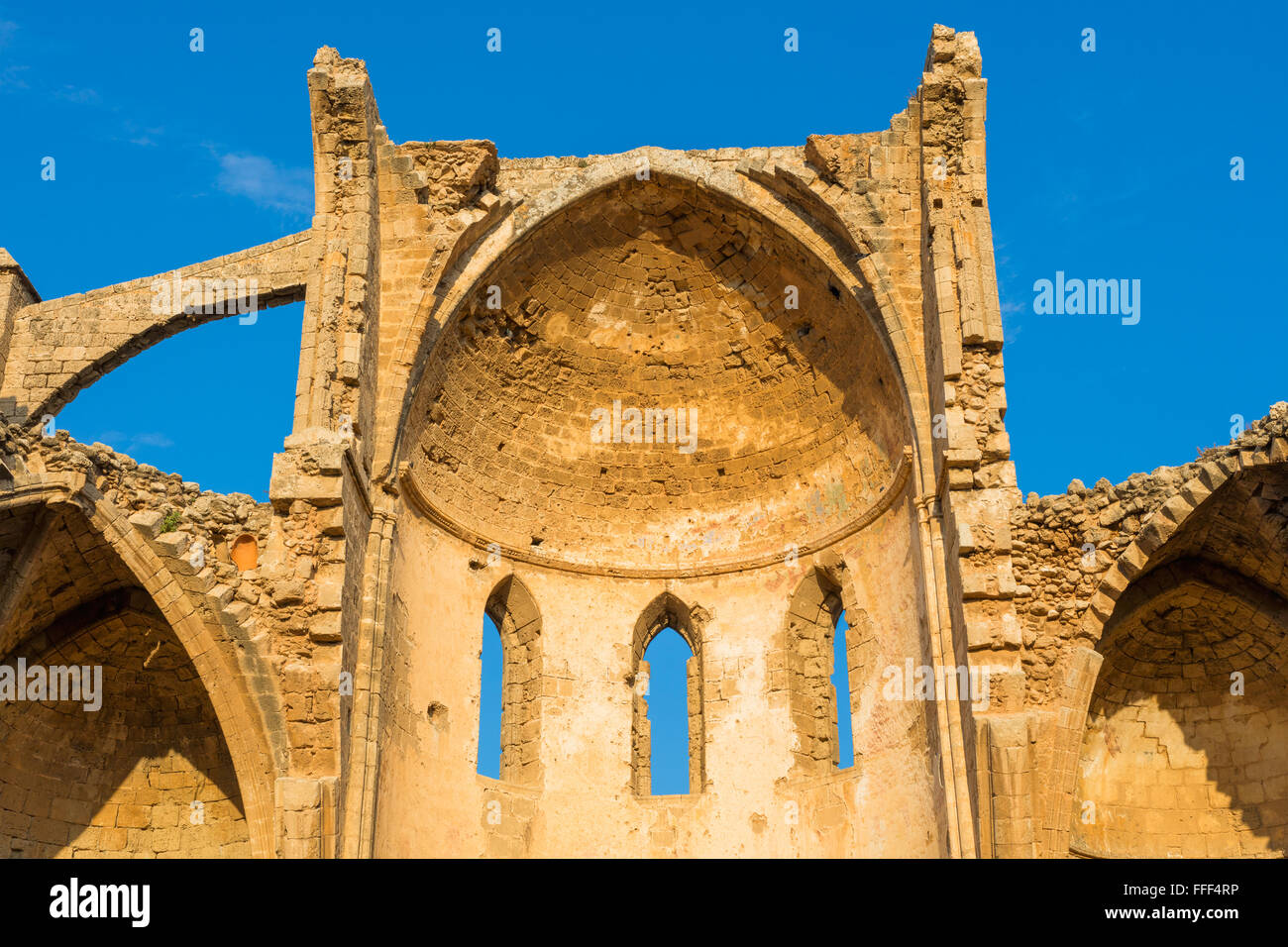L'église grecque Saint-georges (1360), Famagusta, Chypre du Nord Banque D'Images