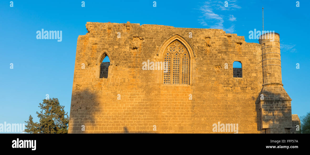 Sinan Pacha Mosquée, anciennement église de Sts. Pierre et Paul (1359), Famagusta, Chypre du Nord Banque D'Images