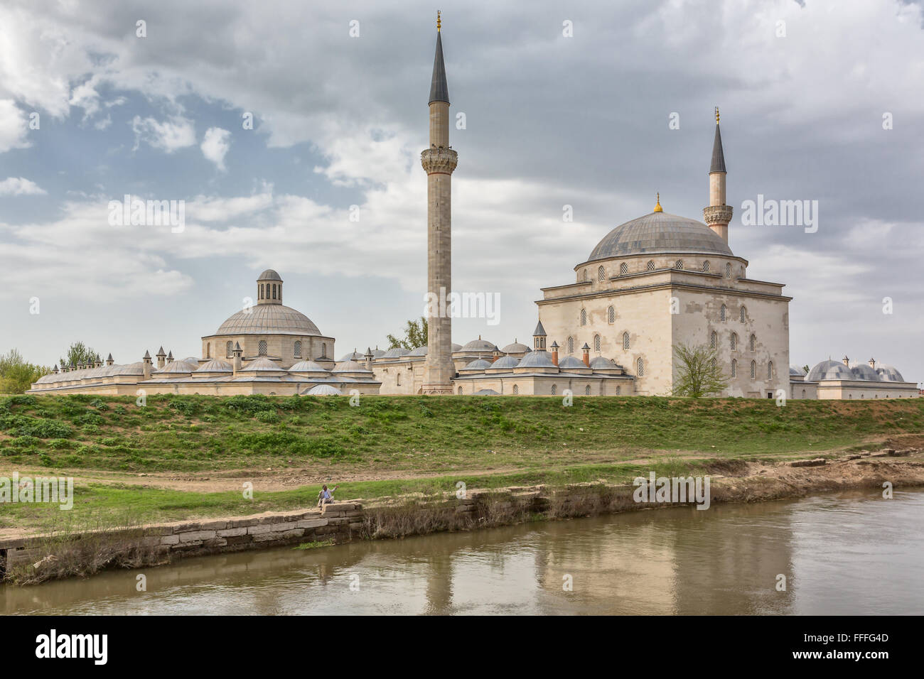 Mosquée de Beyazit Kulliyesi, complexe hospitalier et construit par Bayezid II, Edirne, la Province d'Edirne, Turquie Banque D'Images