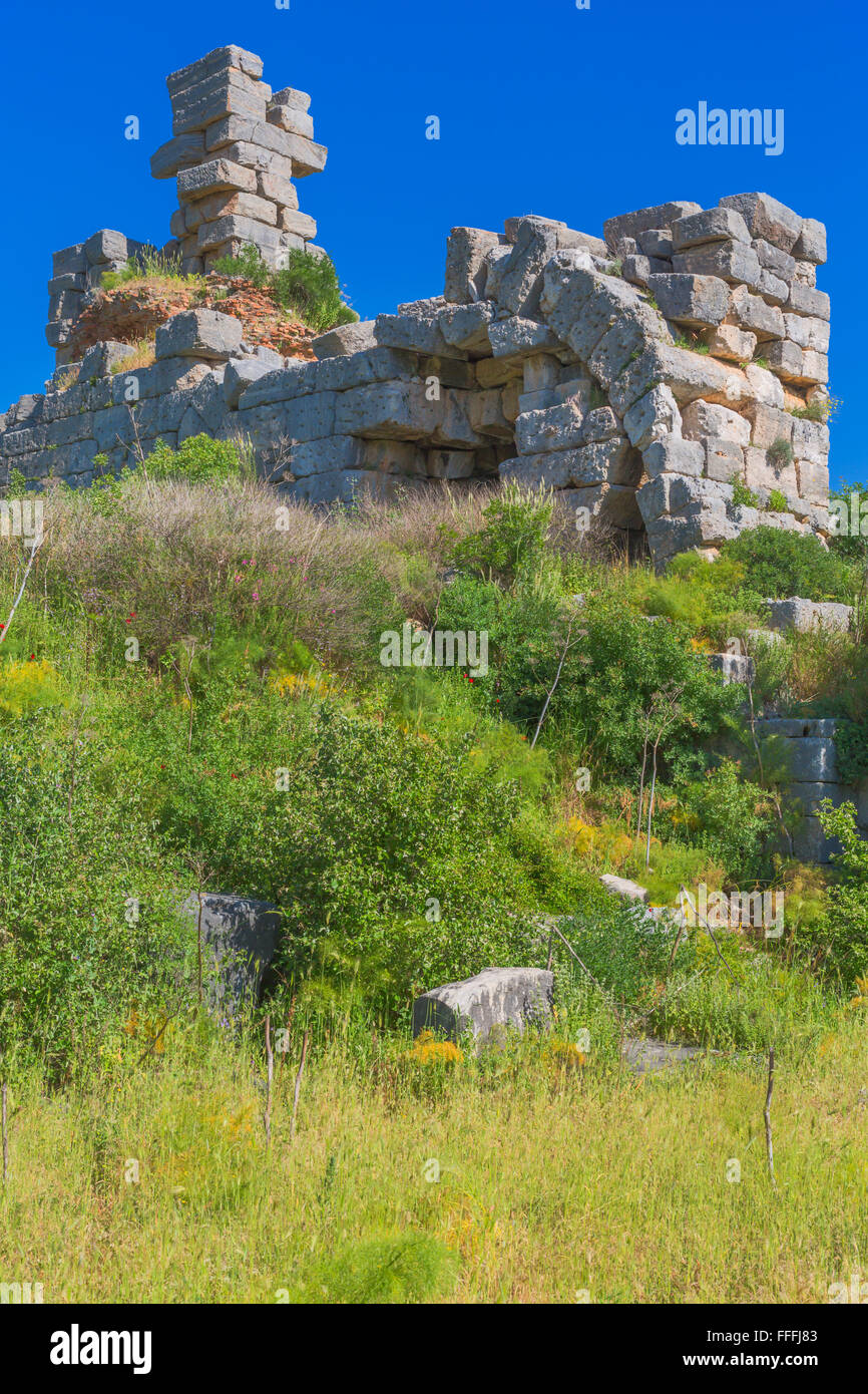 Ruines de l'ancienne Ephèse, Selcuk, Izmir, Turquie Province Banque D'Images
