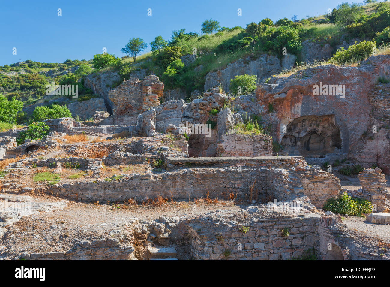 Grotte des Sept Dormants, Ephèse, Selcuk, Izmir, Turquie Province Banque D'Images
