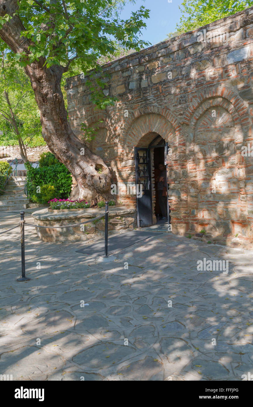 Sainte Vierge Marie's house, Ephèse, Selcuk, Izmir, Turquie Province Banque D'Images