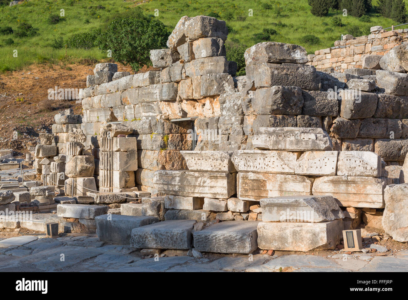 Ruines de l'ancienne Ephèse, Selcuk, Izmir, Turquie Province Banque D'Images