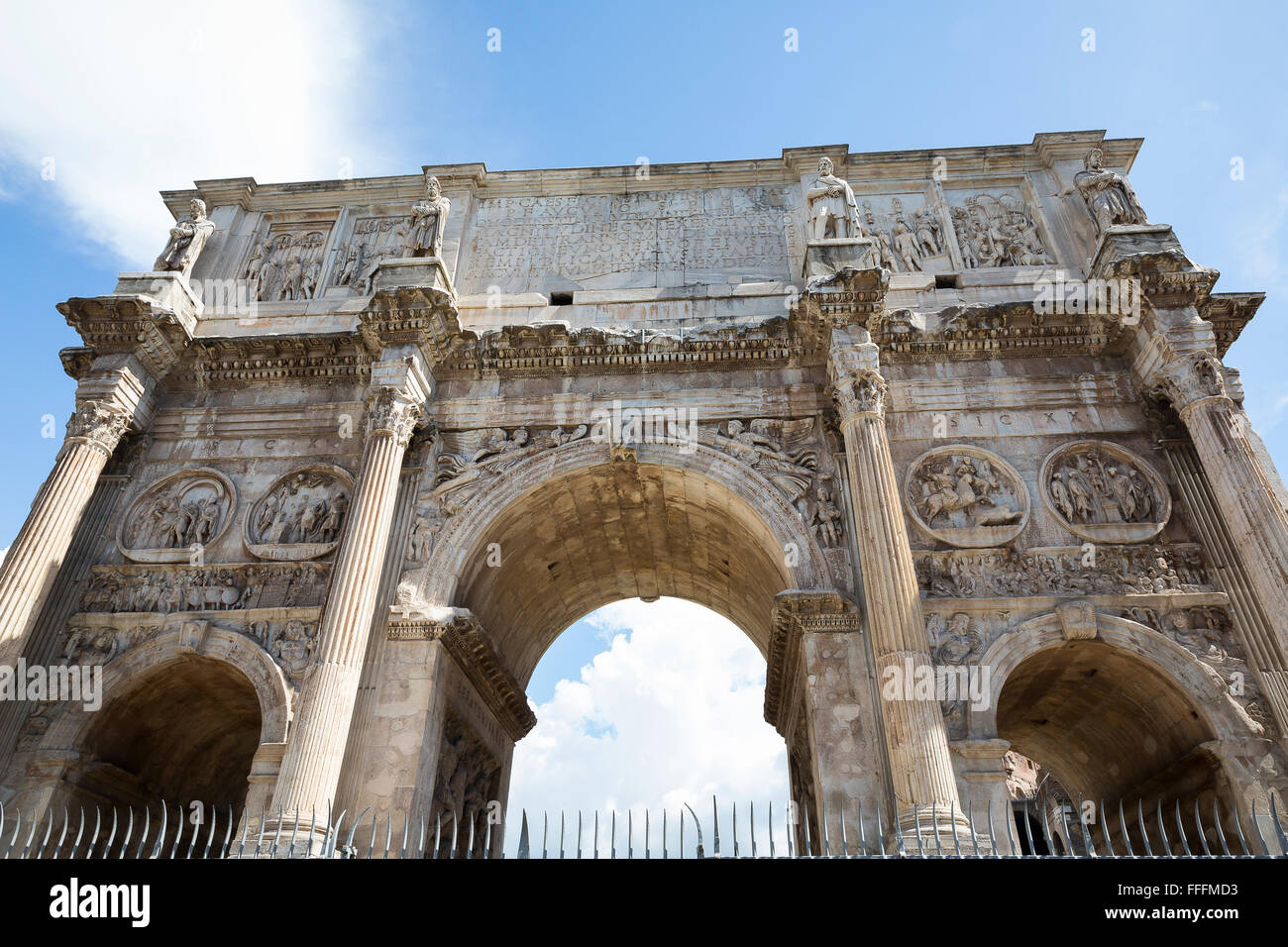 L'arc de Constantin. Rome, Italie Banque D'Images
