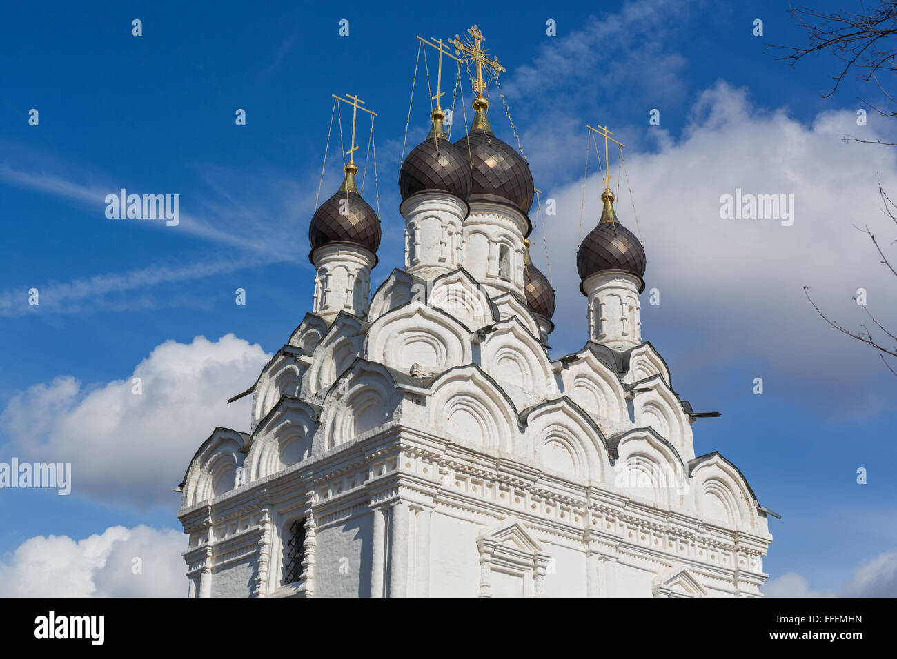 Eglise de Saint Serge de Radonezh, Komyagino (1678), dans la région de Moscou, Russie Banque D'Images