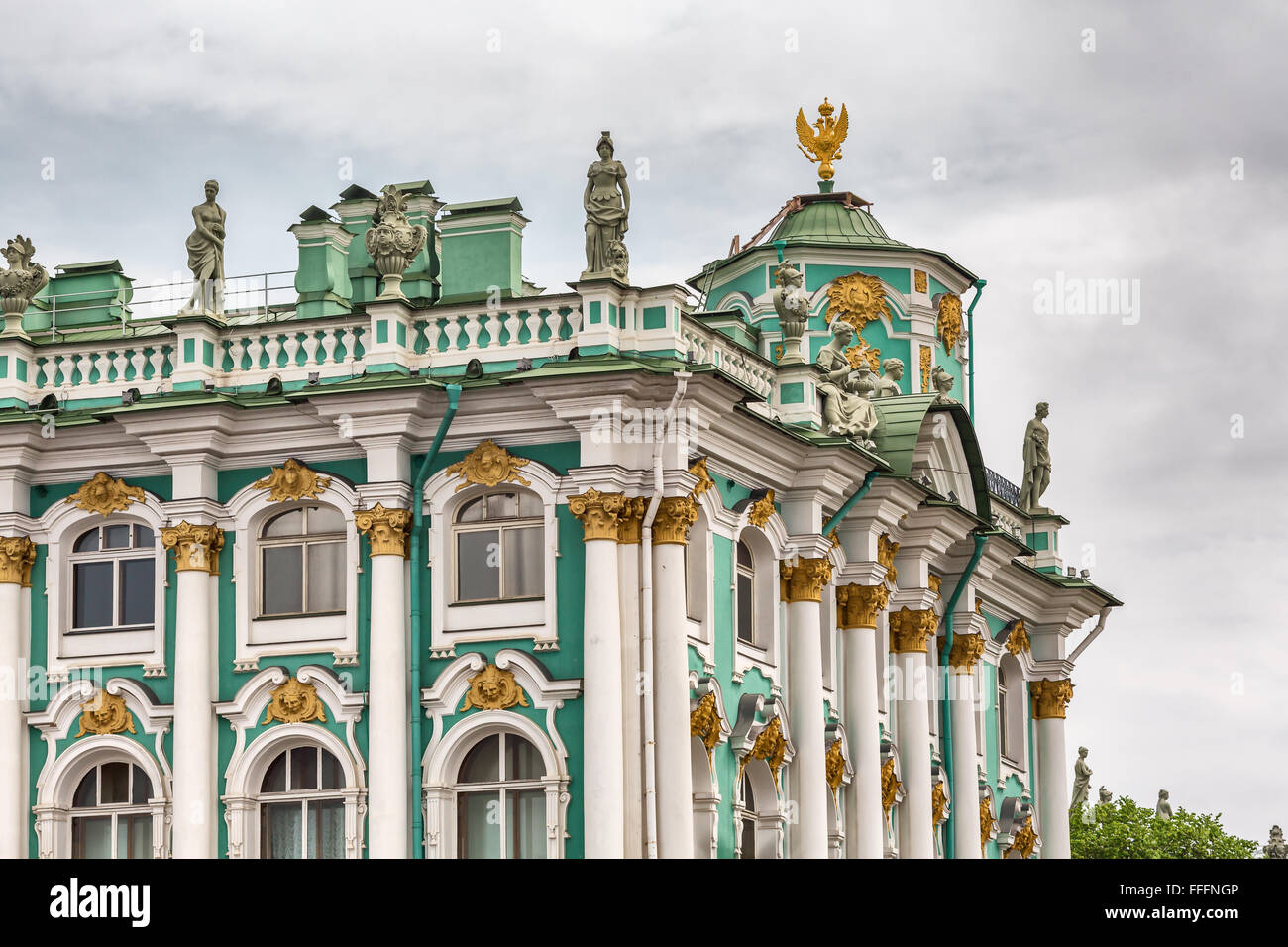 Palais d'hiver, Musée de l'Ermitage, Saint-Pétersbourg, Russie Banque D'Images