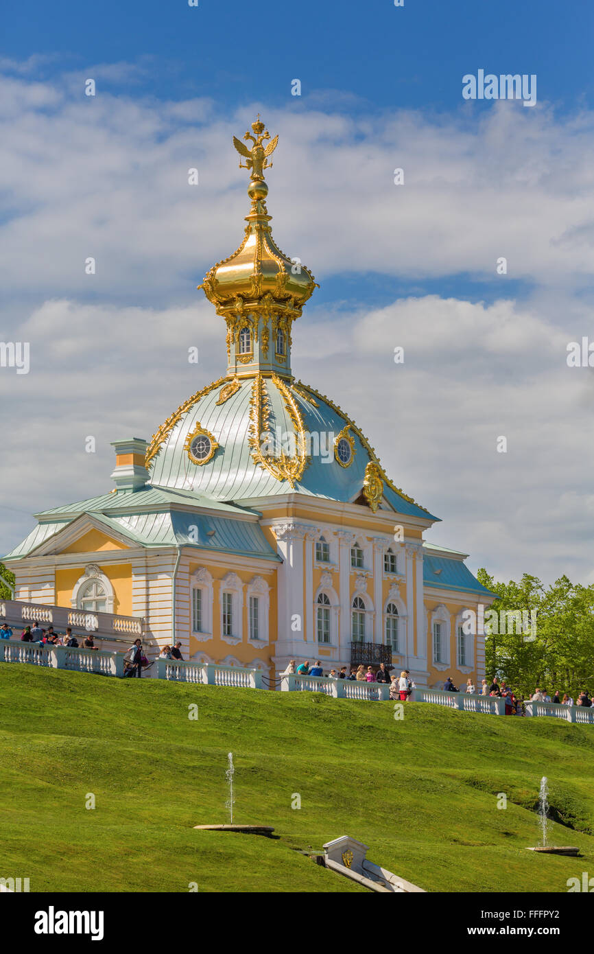 Peterhof, Saint Petersburg, Russie Banque D'Images