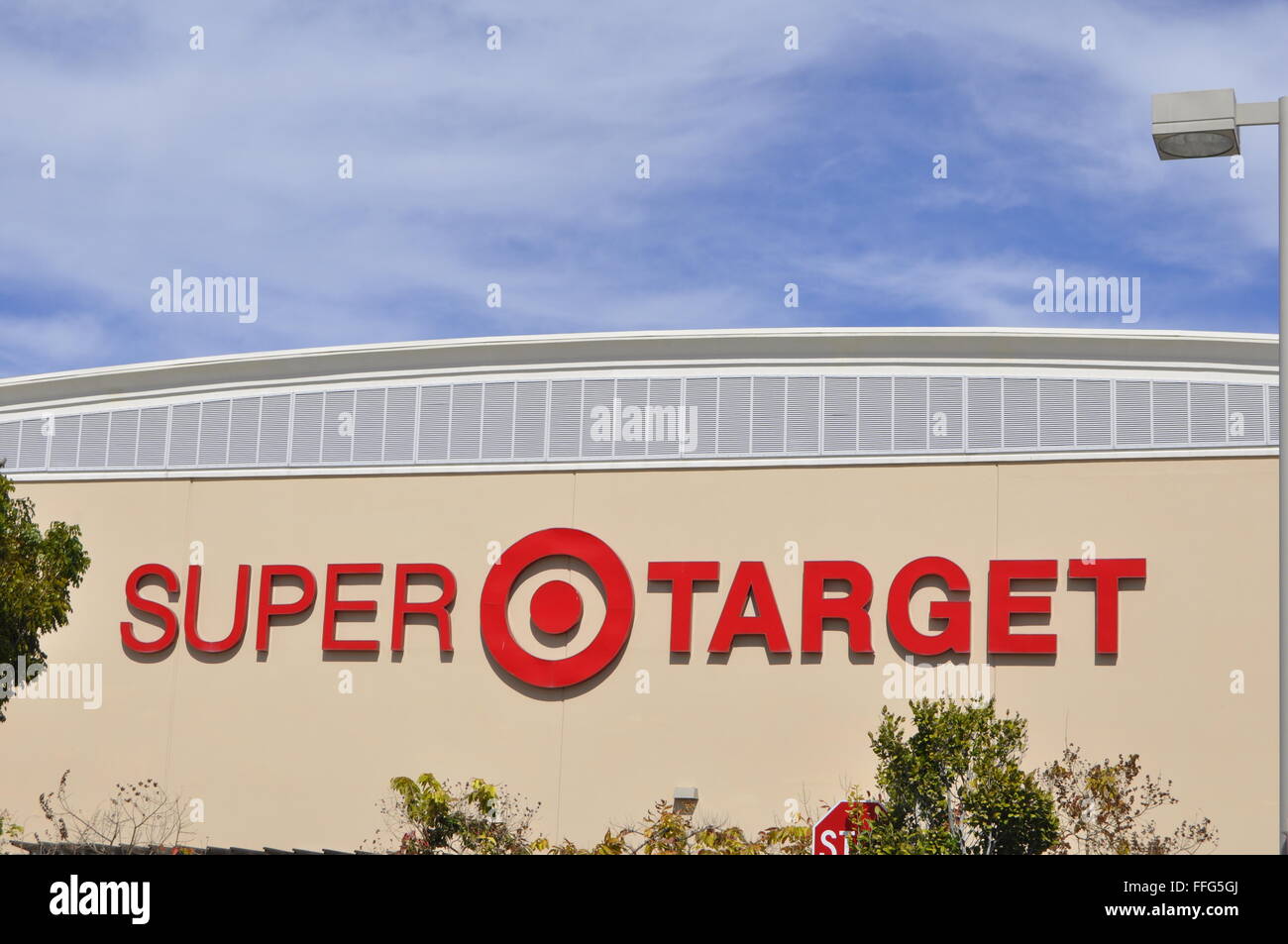 Magasin Target sign Banque D'Images