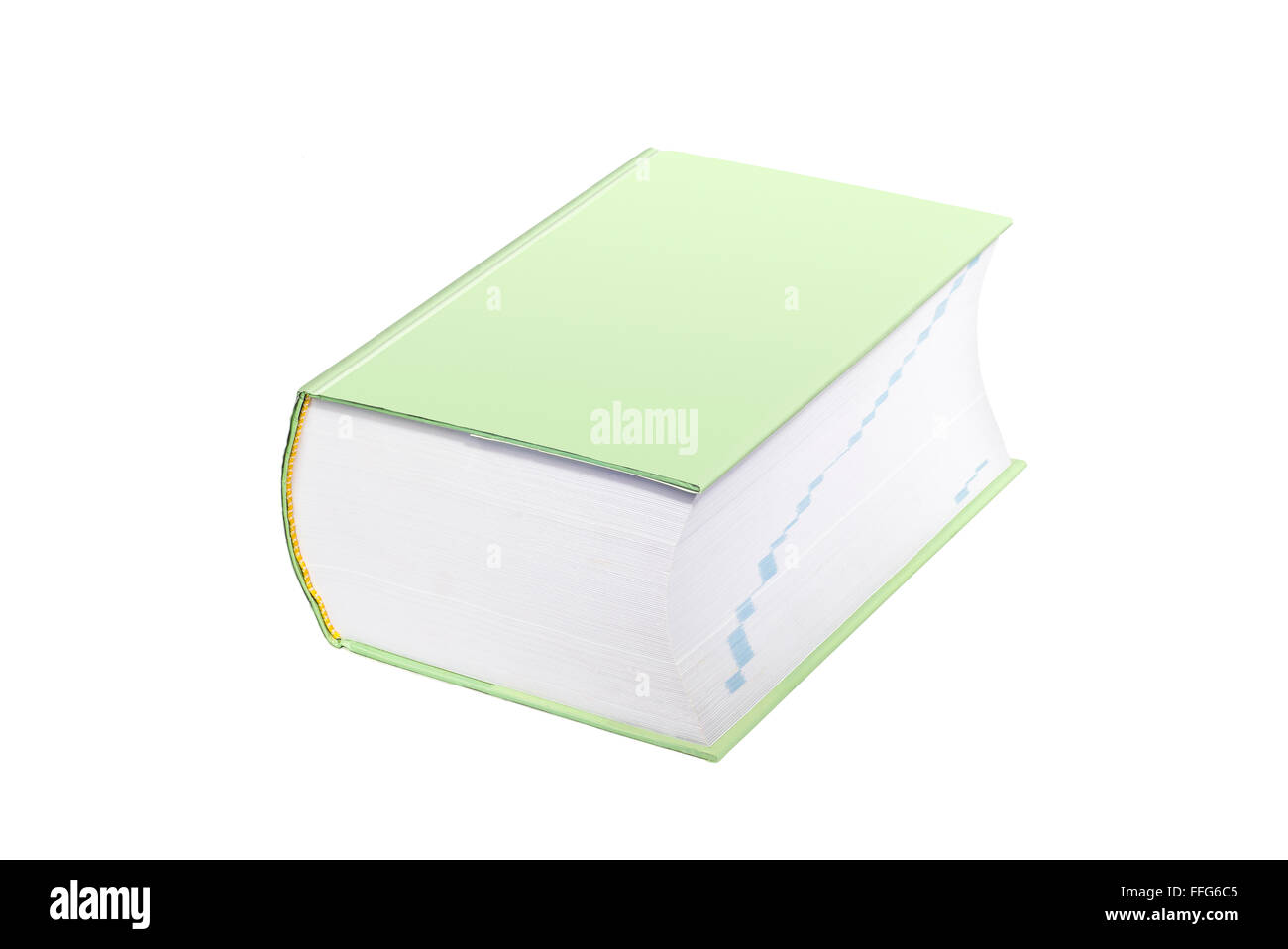 Type de référence vert grande réserve avec couvercle blanc pour Copy Space Banque D'Images