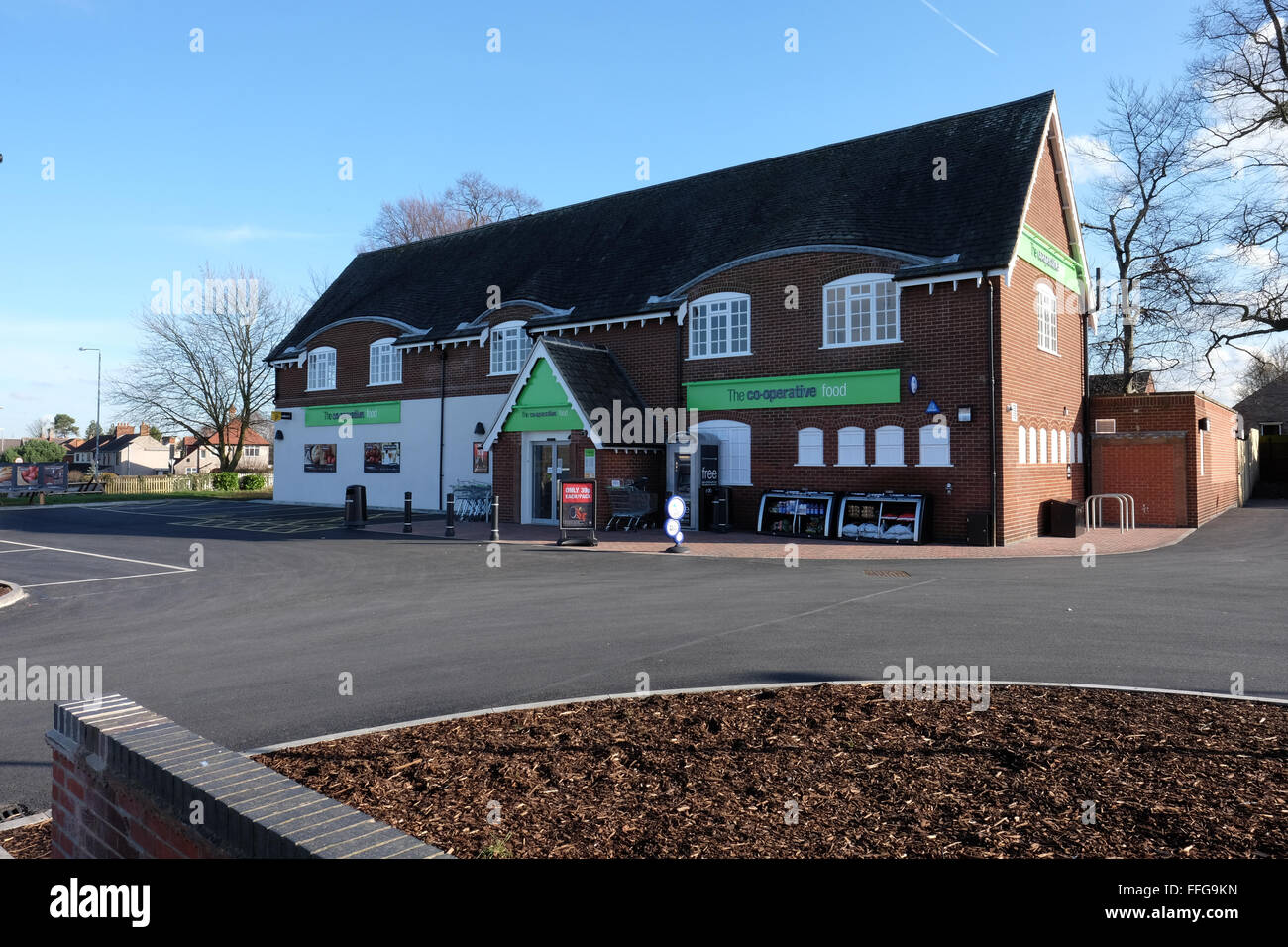 Supermarché co-op sur knightthorpe Road Loughborough Leicestershire Banque D'Images