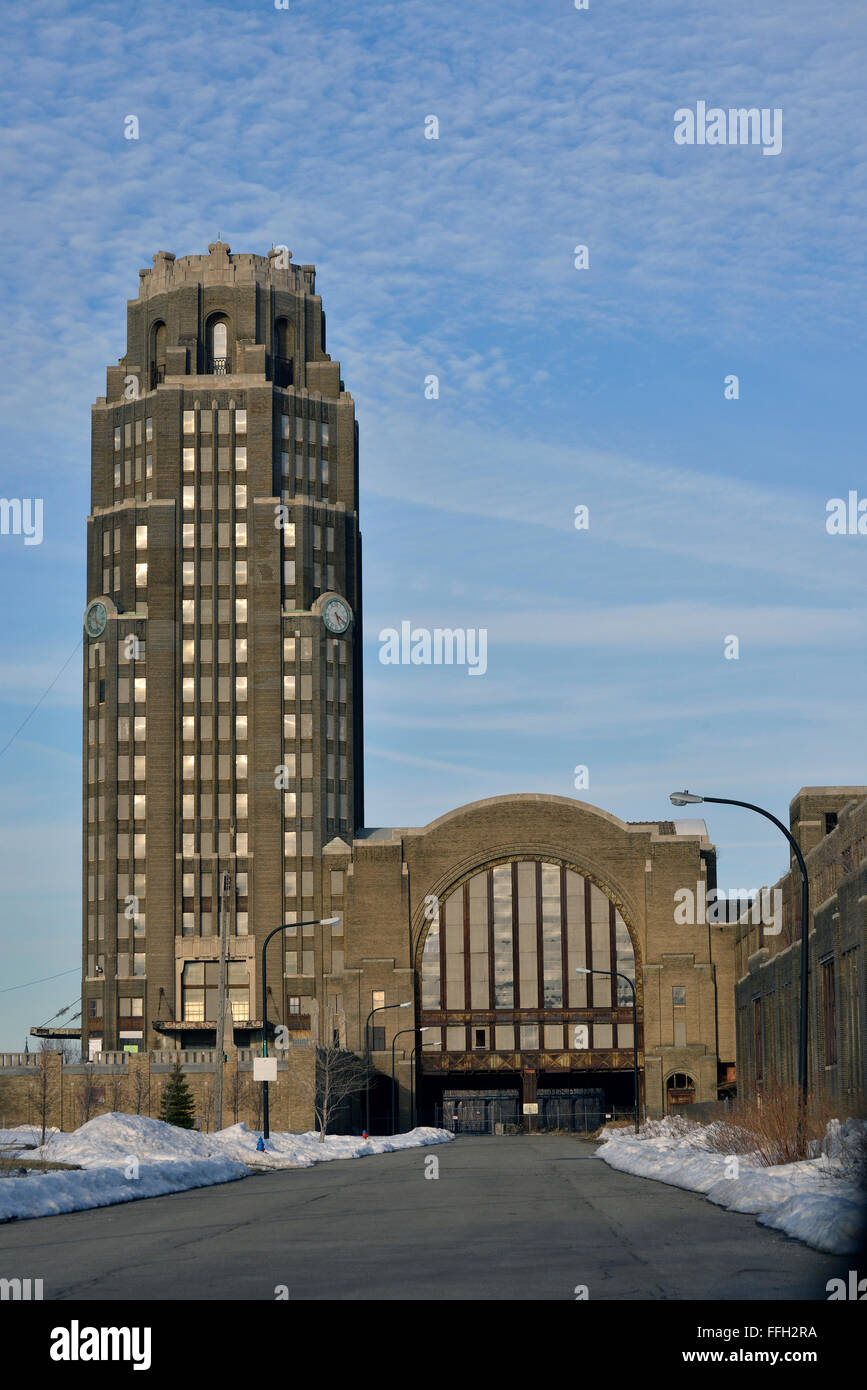 Central Terminal Rail Station à Buffalo, NY Banque D'Images