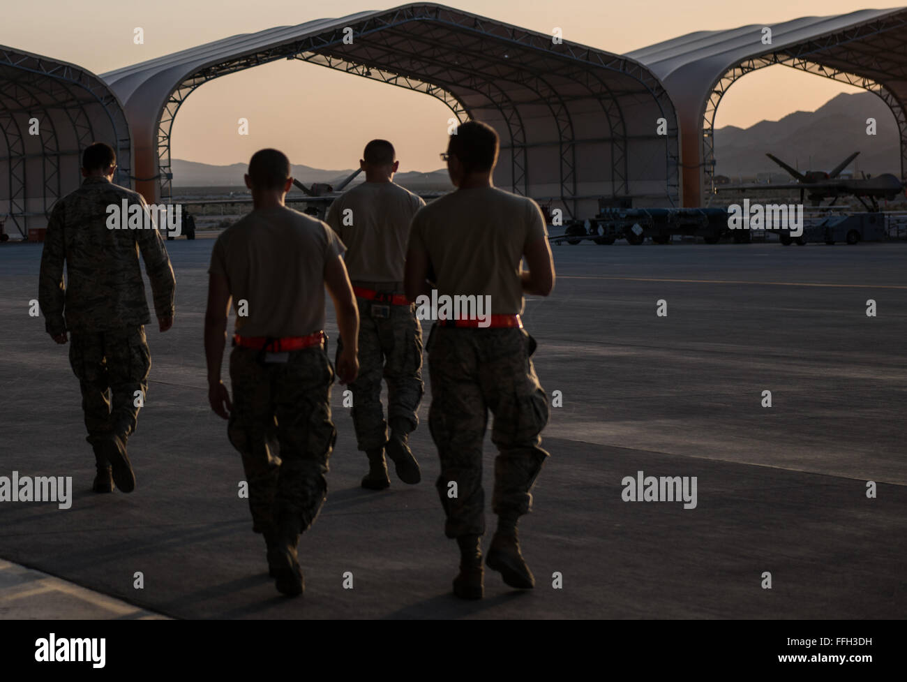 432nd aircraft maintenance squadron at creech air force base Banque de ...