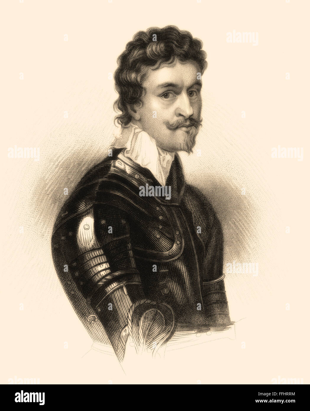 Thomas Wentworth, comte de Strafford, 1593-1641, un homme d'état Anglais Banque D'Images