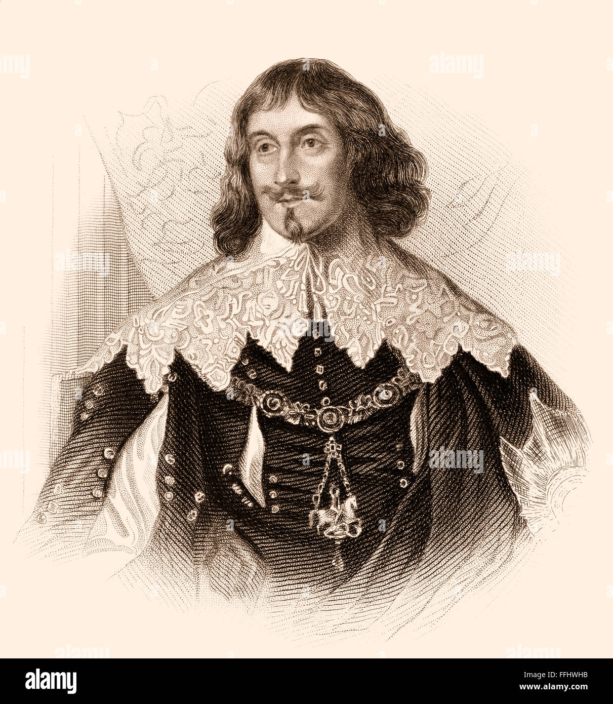 Philip Herbert, 4e comte de Pembroke, 1er comte de Montgomery, 1584-1650, un courtisan et homme politique français Banque D'Images