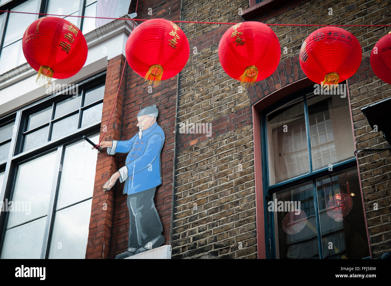 Londres, Royaume-Uni. 14 Février, 2016. Le Nouvel An chinois à Londres. L'année du singe Crédit : Noemi Gago/Alamy Live News Banque D'Images